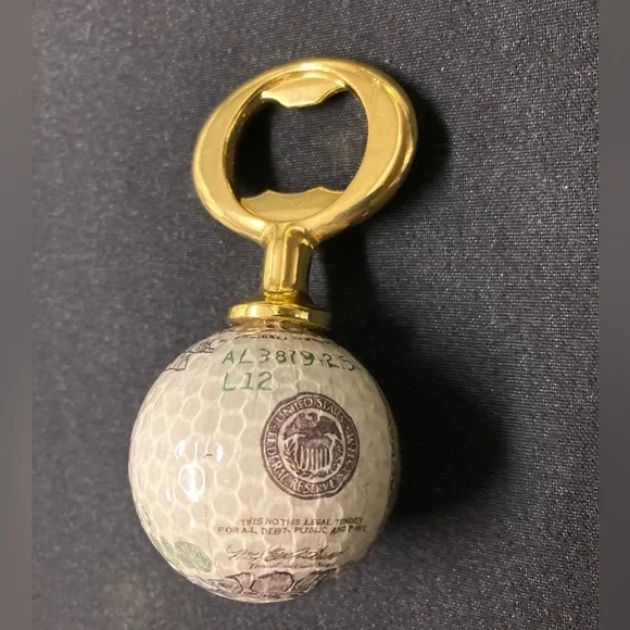 All about the Benjamin’s! 💵 Federal Reserve banknote golf ball bottle opener! - Picture 4 of 10
